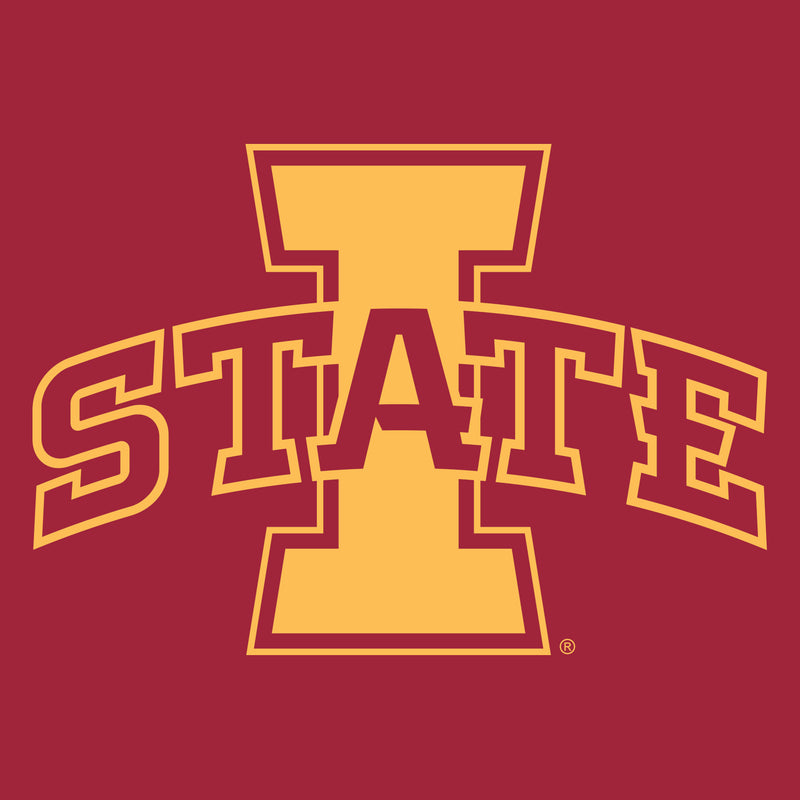 Iowa State University Cyclones Logo Youth Short Sleeve T Shirt - Cardinal