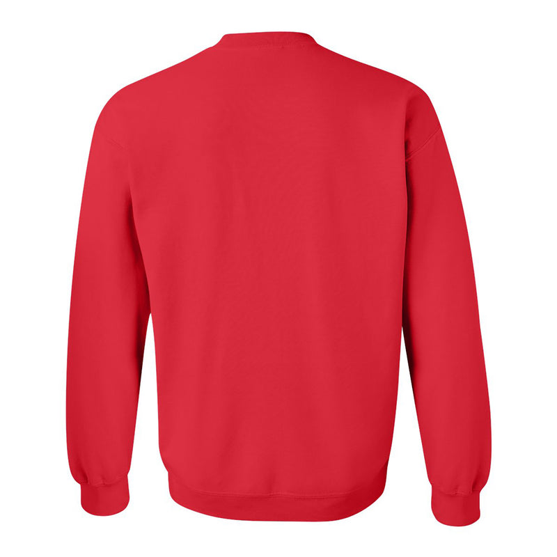 University of Houston Cougars Basic Block Crewneck Sweatshirt - Red