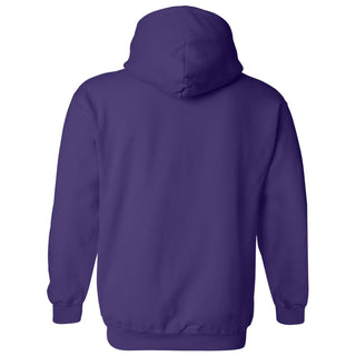 UW-Whitewater Basic Block Hoodie - Purple