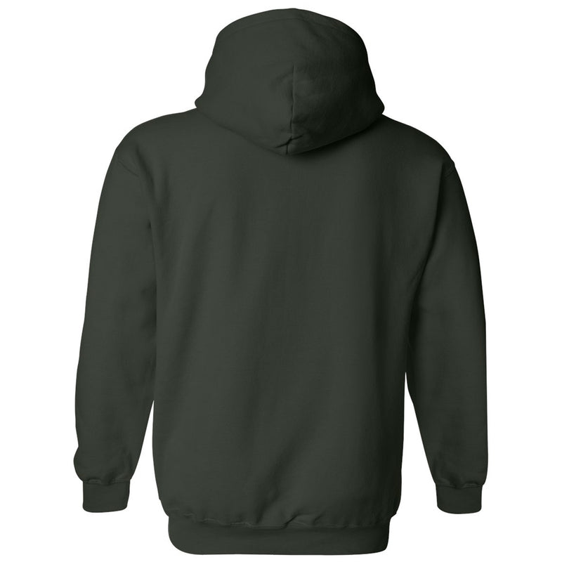 Wayne State University Warriors Athletic Arch Heavy Blend Hoodie - Forest