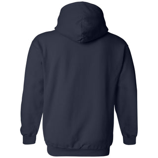 Xavier University Musketeers Primary Logo Heavy Blend Hoodie - Navy