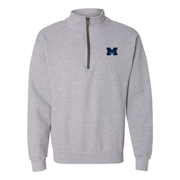 Primary Logo Left Chest Michigan Quarter Zip Sweatshirt - Sport
