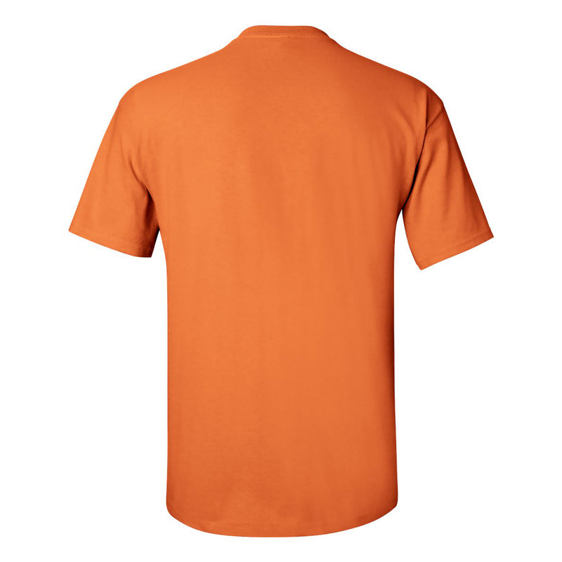 University of Texas at El Paso Miners Basic Block Short Sleeve T Shirt - Tangerine