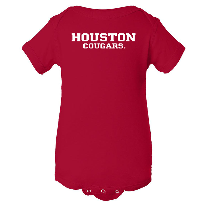 University of Houston Cougars Basic Block Creeper - Red