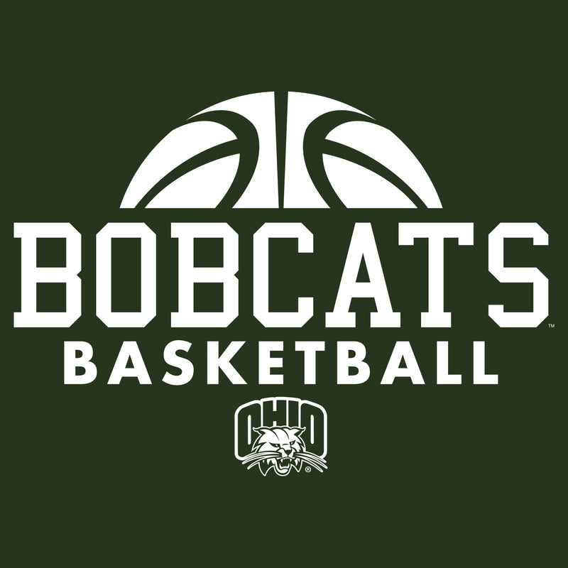 Ohio University Bobcats Basketball Hype Short Sleeve T Shirt - Forest