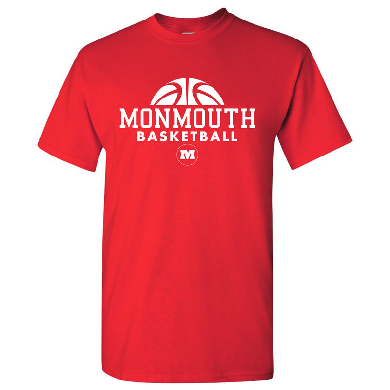 Monmouth College Fighting Scots Basketball Hype Short Sleeve T Shirt - Red