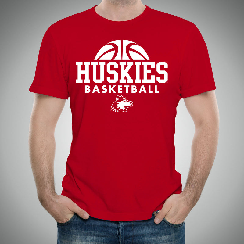 Northern Illinois University Huskies Basketball Hype Short Sleeve T Shirt - Red