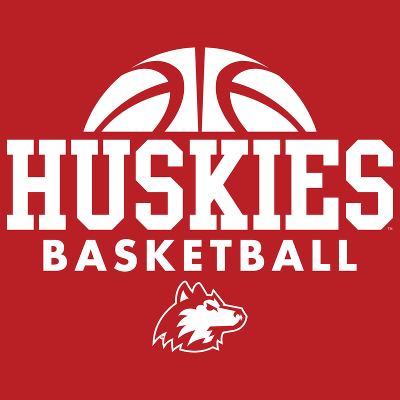 Northern Illinois University Huskies Basketball Hype Short Sleeve T Shirt - Red