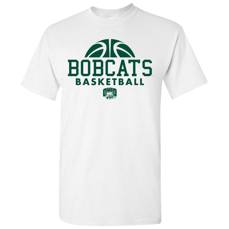 Ohio University Bobcats Basketball Hype Short Sleeve T Shirt - White