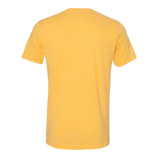 Football Line Block M T-Shirt - Yellow Gold Triblend