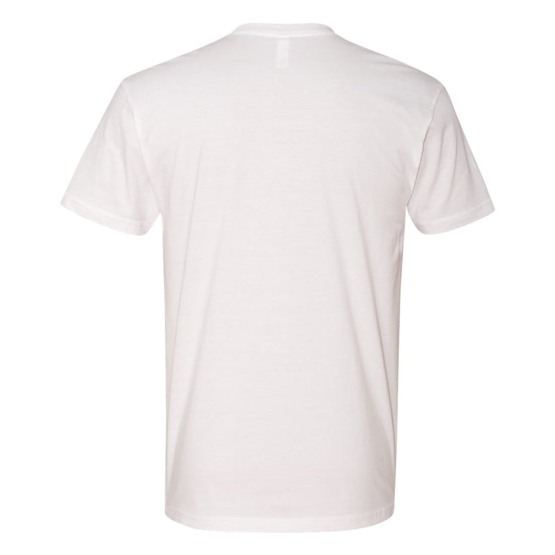 Indiana University Hoosiers Basic Block Next Level Short Sleeve T-Shirt - White