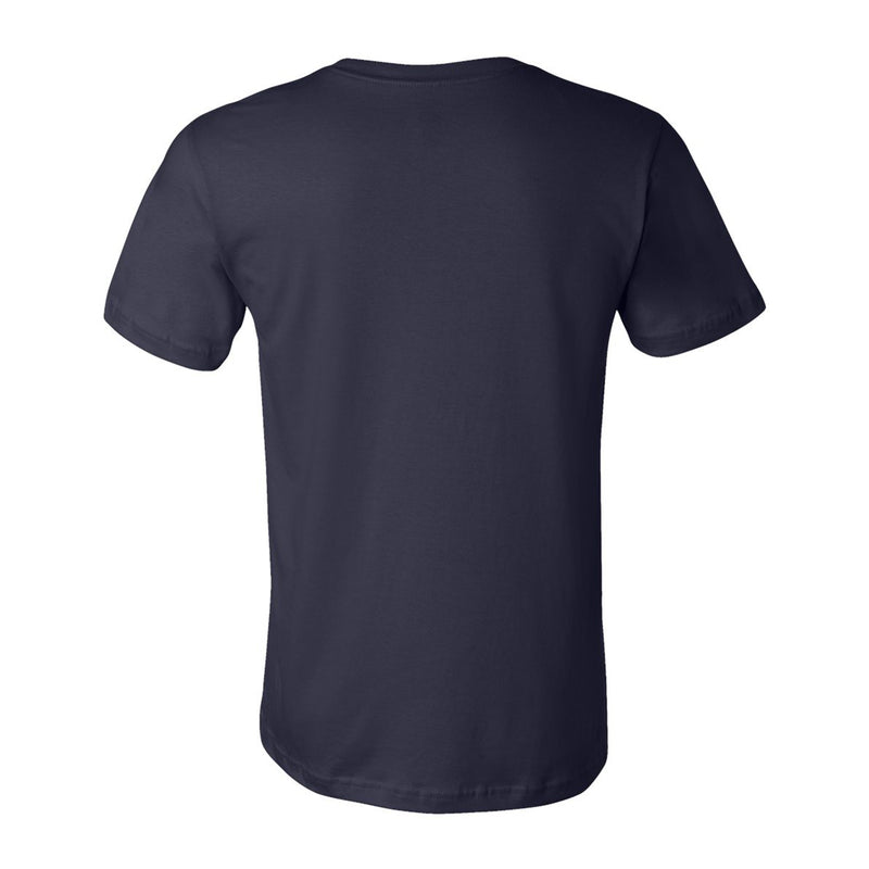 Basic Block Alumni University of Michigan Canvas Jersey Short Sleeve T Shirt - Navy