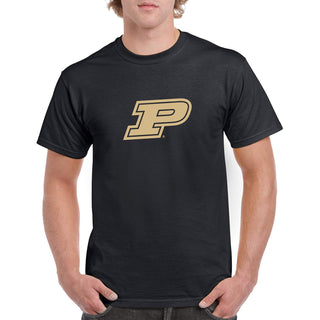 Purdue University Boilermakers Block P Short Sleeve T-Shirt - Black