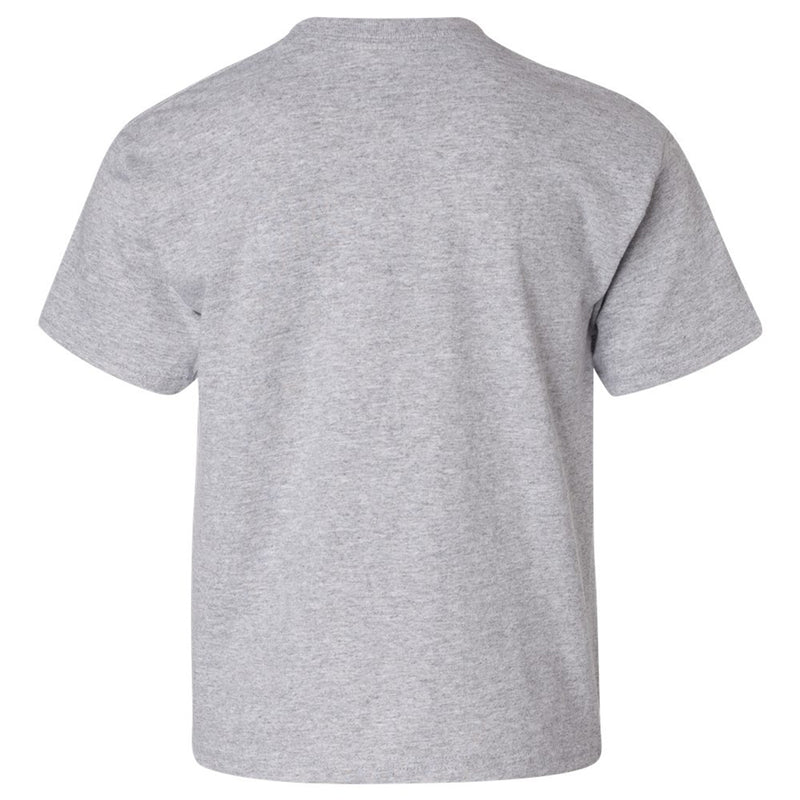 University of Iowa Hawkeyes Basic Block Youth Short Sleeves T Shirt - Sport Grey