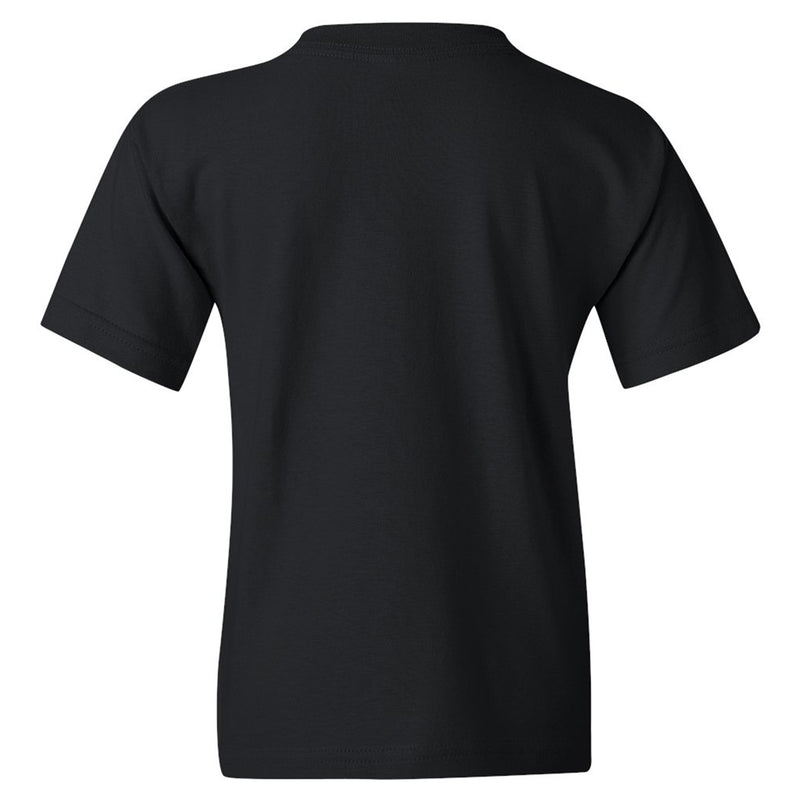 University of Iowa Basketball Flux Basic Cotton Youth Short Sleeve T Shirt - Black
