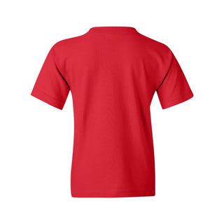 University of Houston Cougars Basic Block Youth Short Sleeve T Shirt - Red