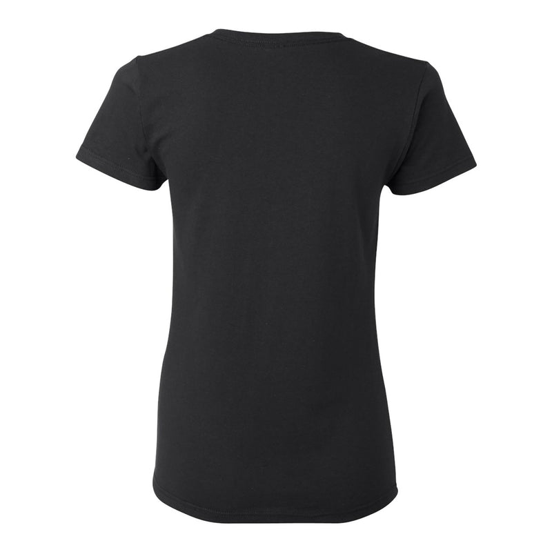 Northern Kentucky University Norse Distressed Circle Logo Womens Short Sleeve T Shirt - Black