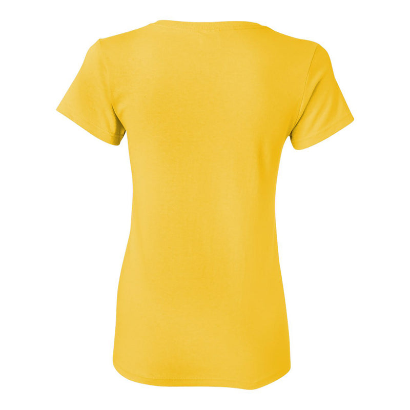Basic Block University of Michigan Womens Basic Cotton Short Sleeve T Shirt - Daisy