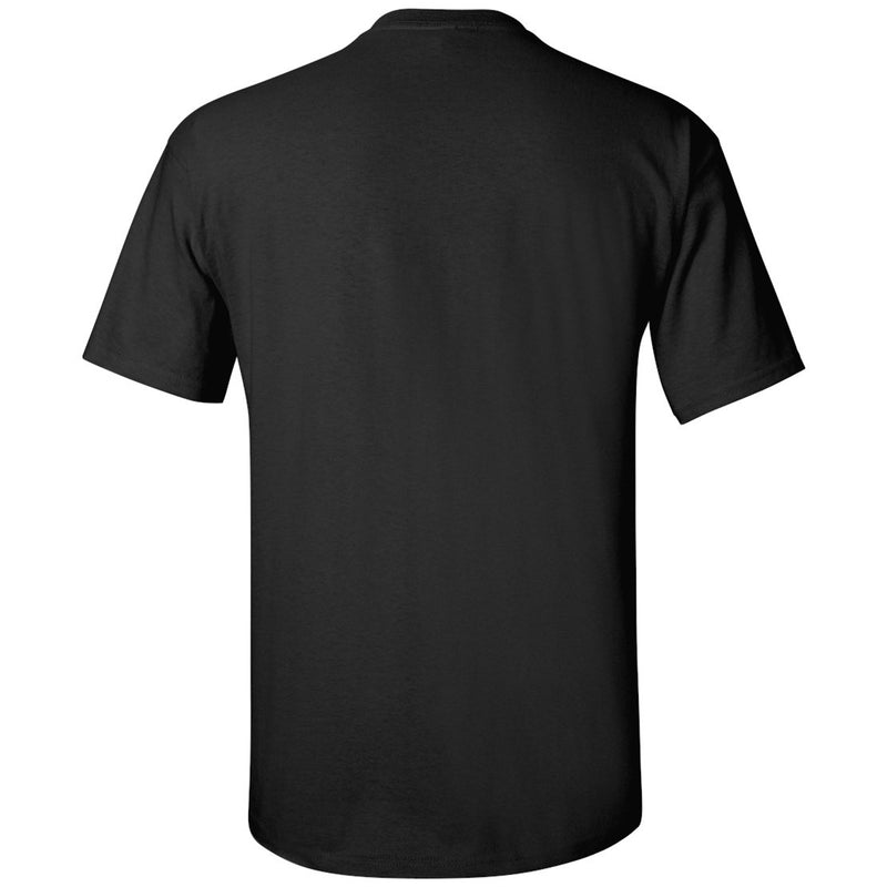 Indiana University Hoosiers Basketball Flux Basic Cotton Short Sleeve T Shirt - Black