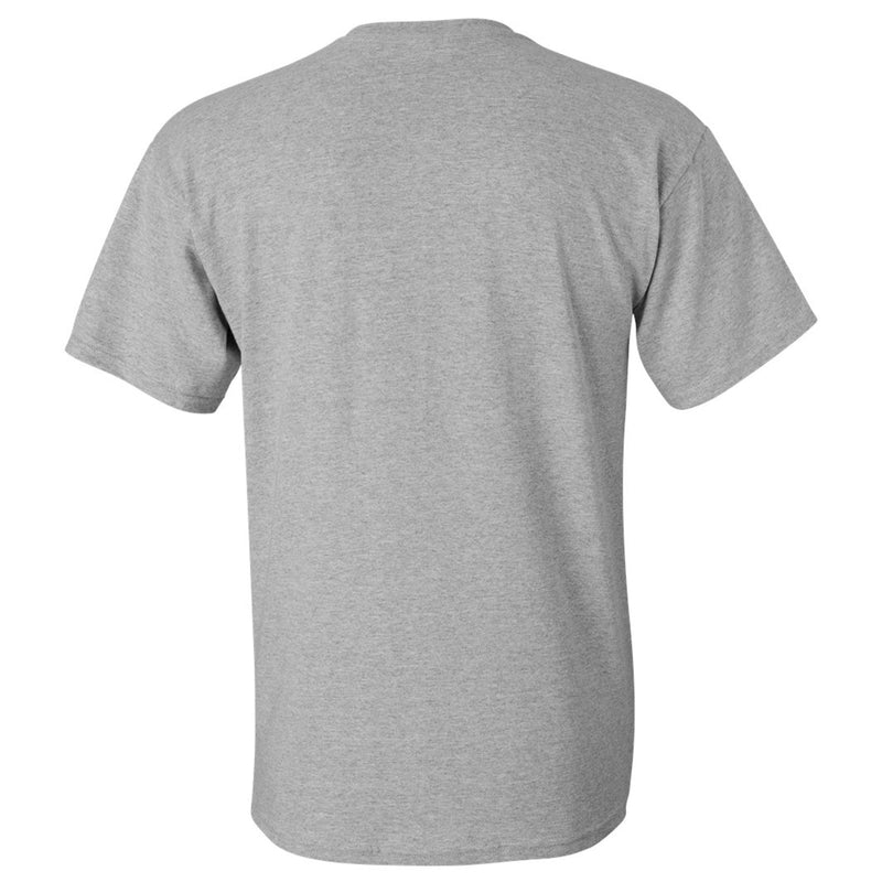 Seton Hall University Pirates Vintage Basketball Shield Short Sleeve T Shirt - Sport Grey