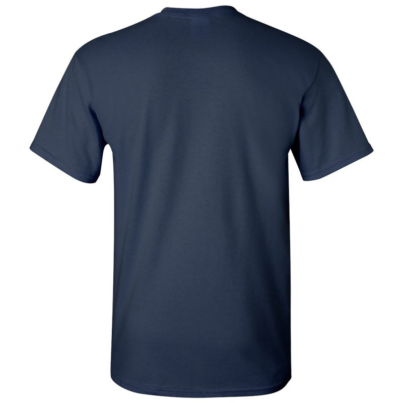 Ohio 4 Letter Word Michigan Basic Cotton Short Sleeve T Shirt - Navy