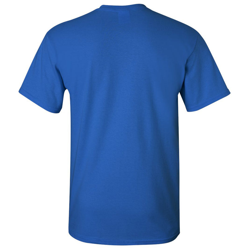 Hampton University Pirates Arch Logo Short Sleeve T-Shirt - Royal