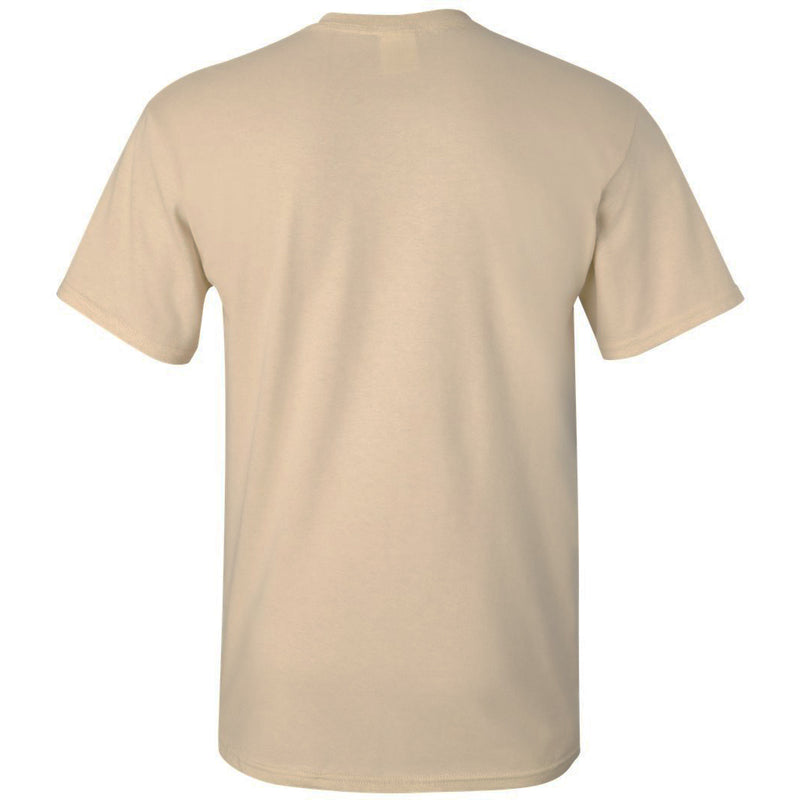 Purdue University Boilermakers Distressed Circle Logo Short Sleeve T Shirt - Vegas Gold