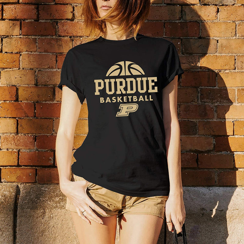 Purdue University Boilermakers Basketball Hype Short Sleeve T Shirt - Black