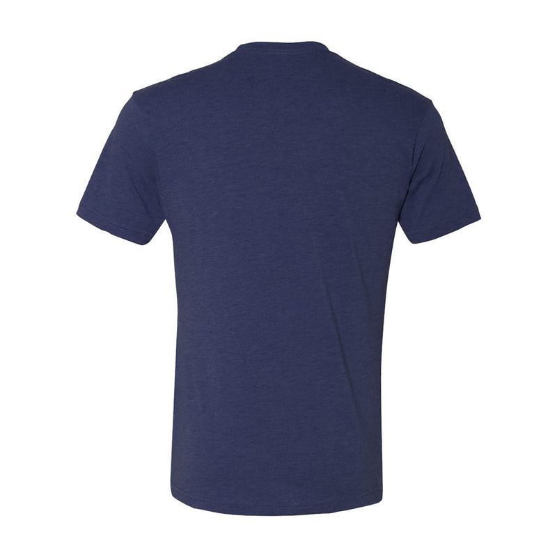 Fight Song University of Michigan Next Level Triblend Short Sleeve T Shirt - Vintage Navy