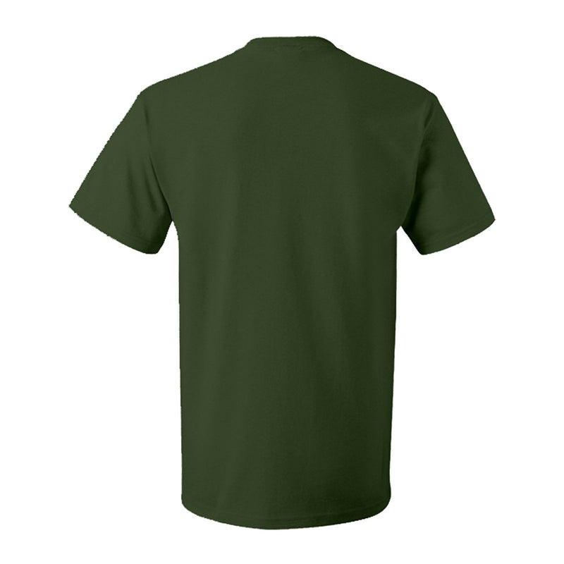 Wayne State University Warriors Basic Block Short Sleeve T-Shirt - Forest Green