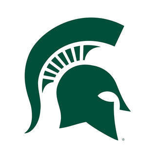 Michigan State University Spartans Primary Logo Short Sleeve T Shirt - White