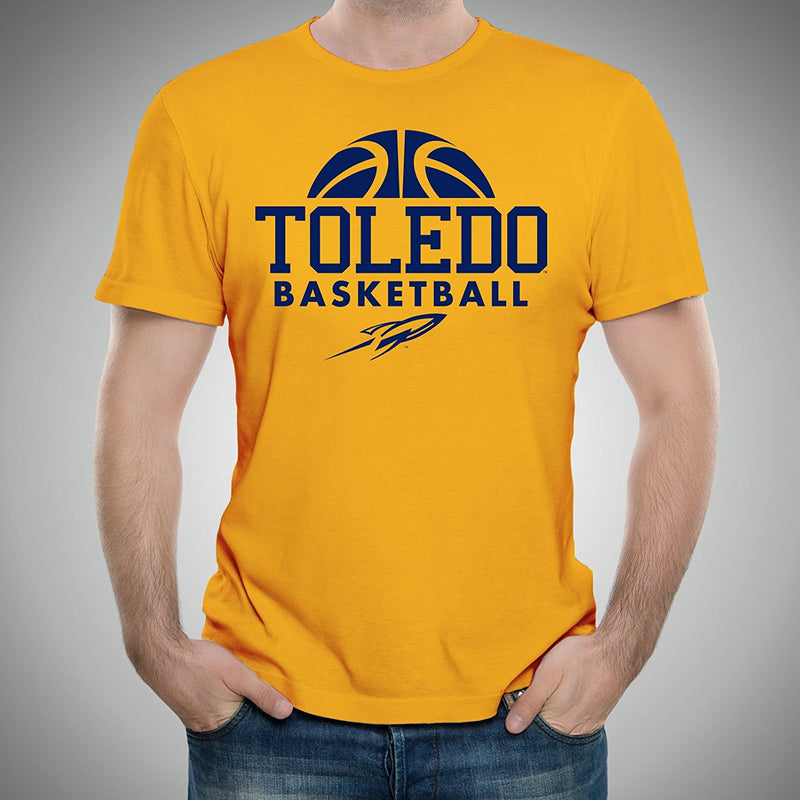 University of Toledo Rockets Basketball Hype Short Sleeve - Gold