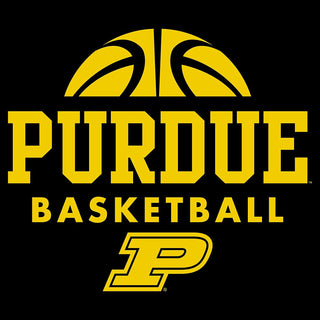 Purdue University Boilermakers Basketball Hype Next Level Short Sleeve T Shirt - Vintage Black