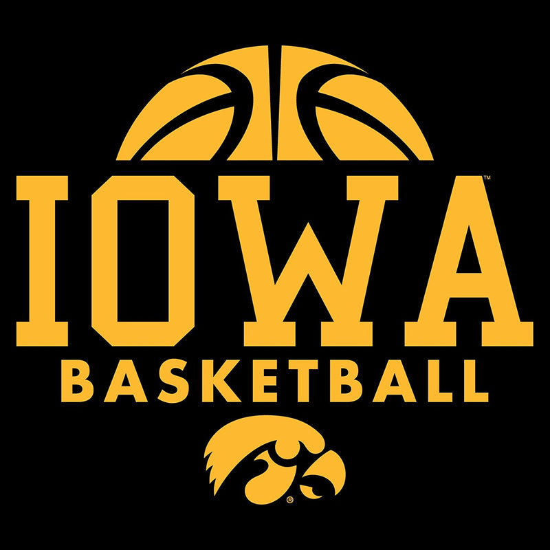 University of Iowa Hawkeyes Basketball Hype Short Sleeve T Shirt - Black