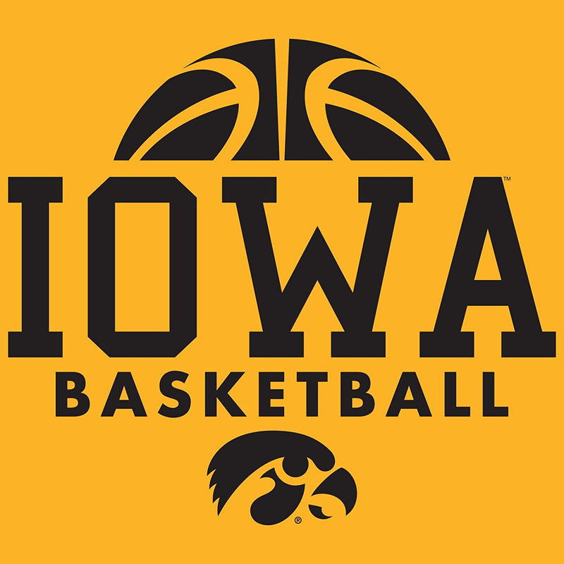 University of Iowa Hawkeyes Basketball Hype Short Sleeve T Shirt - Gold