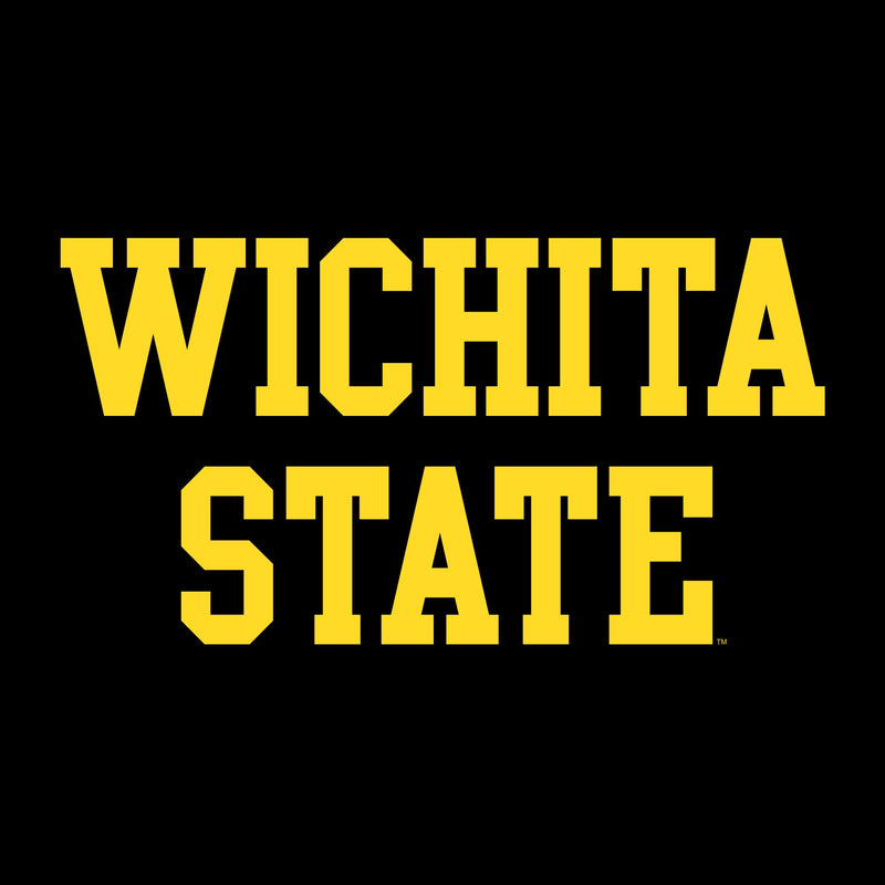 Wichita State University Shockers Basic Block Long Sleeve T-Shirt - Black