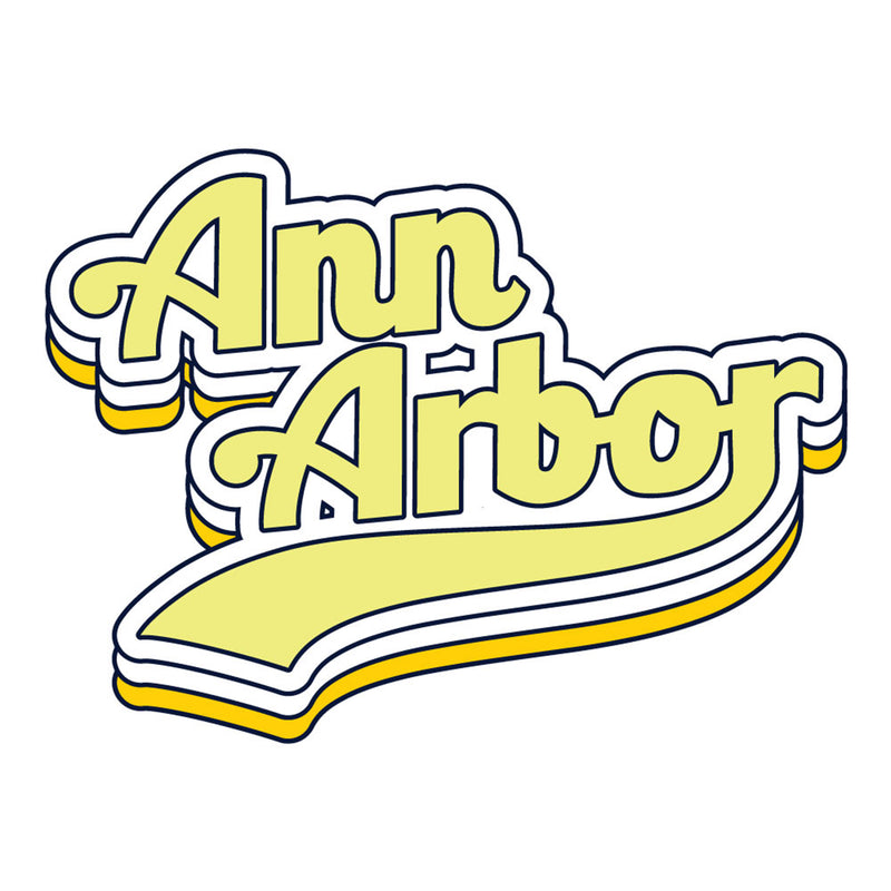 3" Ann Arbor Throwback Decal