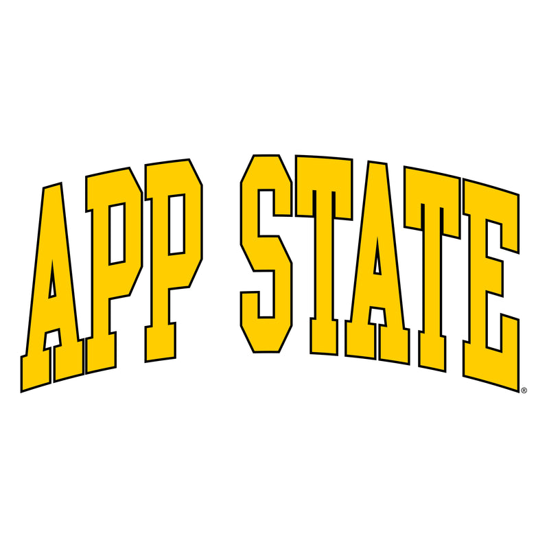 App State Mountaineers Mega Arch T-Shirt - White