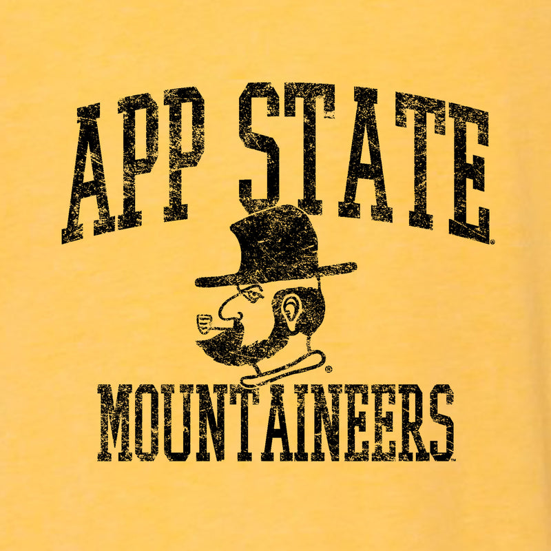 Appalachian State Josef Canvas Triblend Short Sleeve T Shirt - Yellow Gold