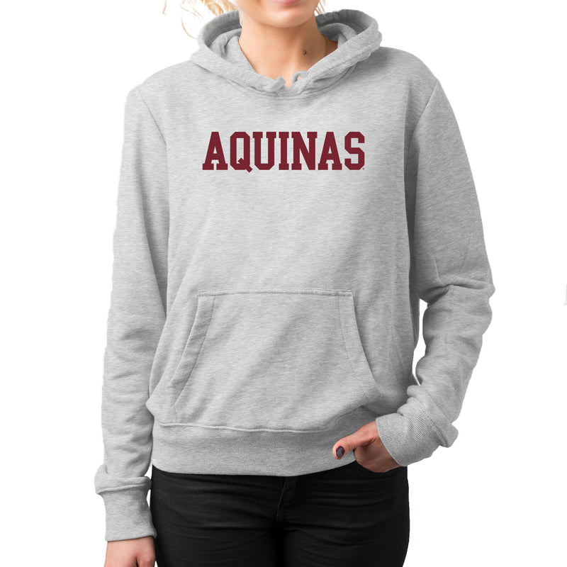 Aquinas Saints Basic Block Hoodie - Sport Grey