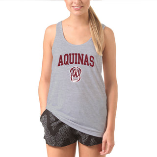 Aquinas College Saints Arch Logo Heavy Blend Tank Top - Sport Grey