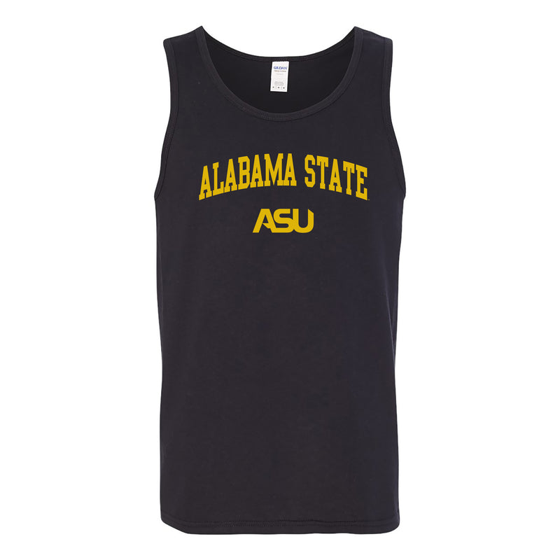 Alabama State University Hornets Arch Logo Tank Top - Black