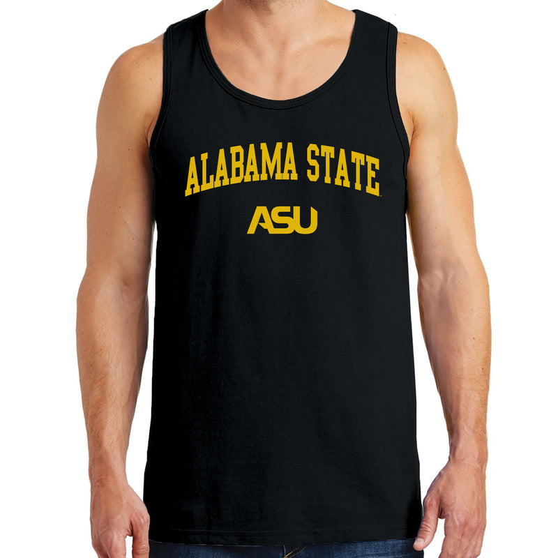 Alabama State University Hornets Arch Logo Tank Top - Black