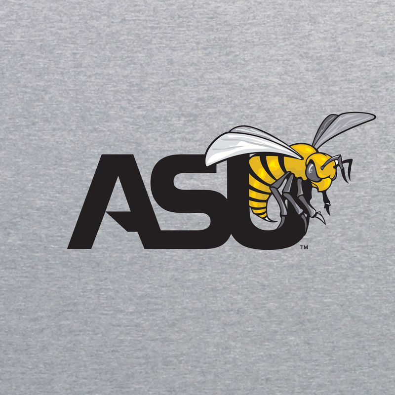 Alabama State University Hornets Primary Logo Short Sleeve T Shirt - Sport Grey