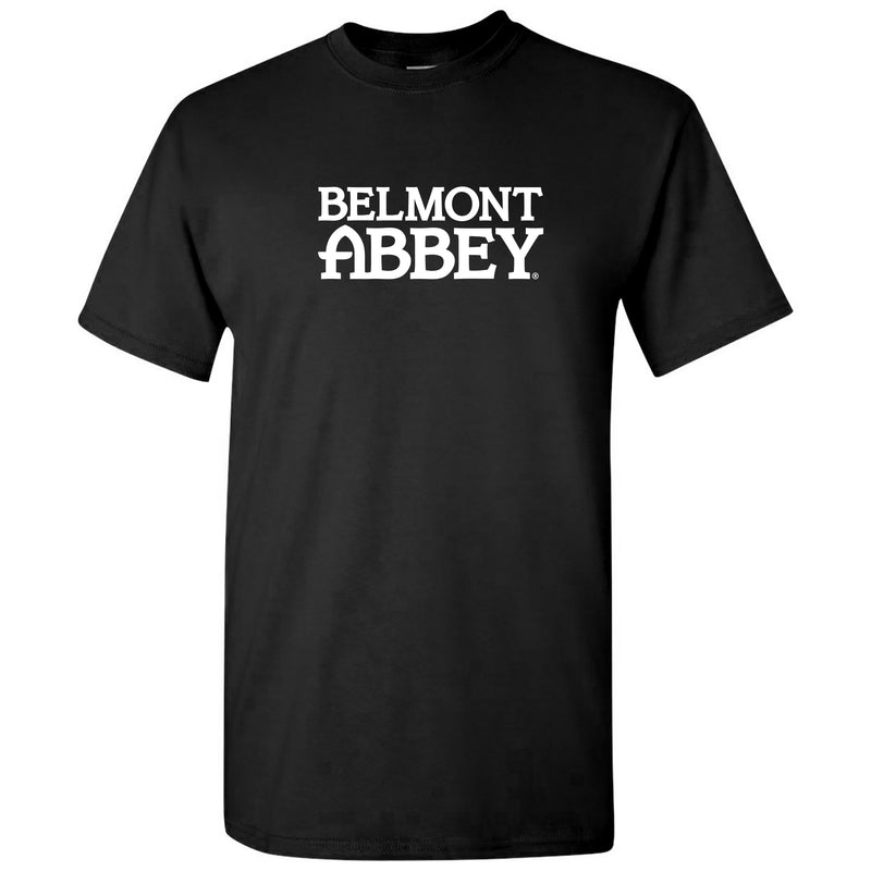 Belmont Abbey College Crusaders Basic Block Short Sleeve T Shirt - Black