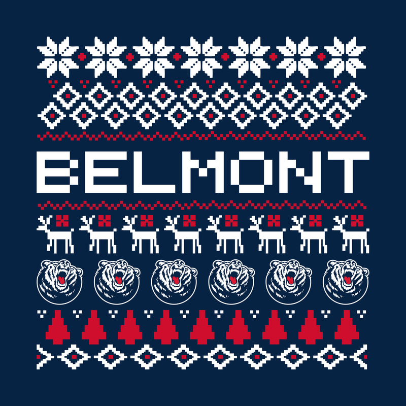 Belmont Holiday Sweater T-Shirt - Navy