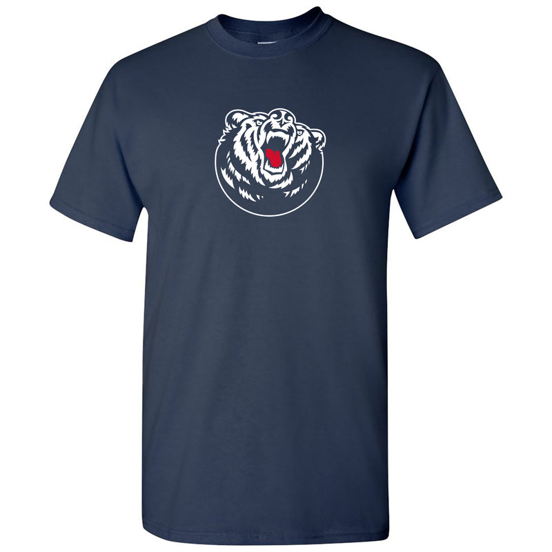 Belmont University Bruins Primary Logo Basic Cotton Short Sleeve T Shirt - Navy