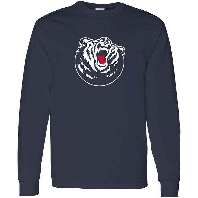 Belmont University Bruins Primary Logo Basic Cotton Long Sleeve T-Shirt - Navy