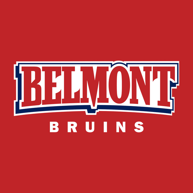 Belmont Front Back Print T-Shirt - Red