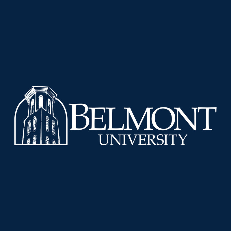 Belmont University Bruins Institutional Logo Cotton Short Sleeve T Shirt - Navy